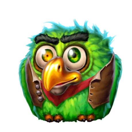 Pirots 3 character green bird