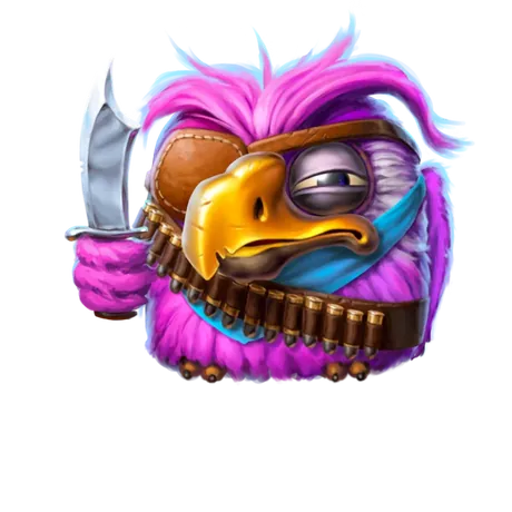 Pirots 3 character purple bird